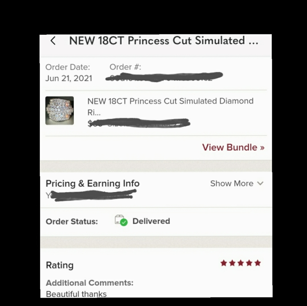 NEW 18CT Princess Cut Simulated Diamond Ri… - Picture 4 of 4